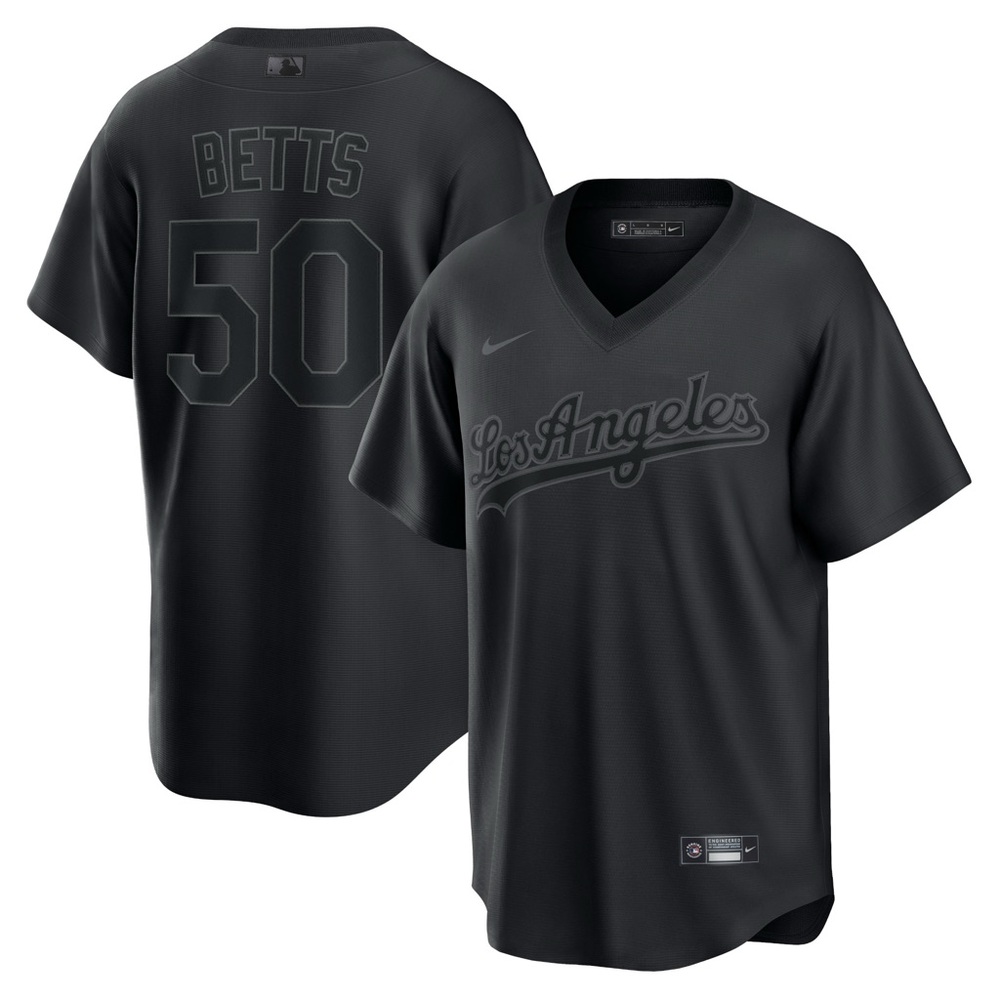 Los Angeles Dodgers Mookie Betts Nike Pitch Black Jersey